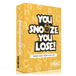 You Snooze You Lose – Fast-Paced Word Party Game For Teens & Adults | 200 Hilarious Matching Cards For Game Nights, Parties & Family Fun Ages 15+