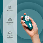 Liberty 2 Petrol Pleasure Air Clitoris Sucker With Travel Case & We-Vibe Pivot Vibrating Cock Ring - Couples Sex Toys Bundle