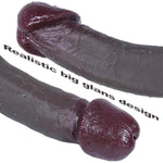 Black Realistic Silicone Thick Huge Glans Dildo, 4 Sizes Dildos With Suction Cup For Hands-Free Anal Play Vagina G-Spot Stimulate Analdildo Giant Butt Plug Sex Toys For Women Men Beginner (Xl)
