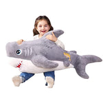 Large Shark Stuffed Animal Plush Toy,39" Giant Shark Cute Jumbo Soft Toys,Huge Big Size Fluffy Plushy Fat Oversized Plushie,Gifts For Kids