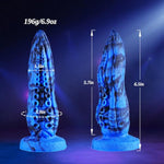 6 Inch Silicone Small Tentacle Octopus Dildo For Beginner, 5" Realistic Monster Blue Black Alien Dildo Anal Stretcher With Suction Cup, Fantasy Wide Anal Plug Dragon Animal Dildos For Woman Man Gay