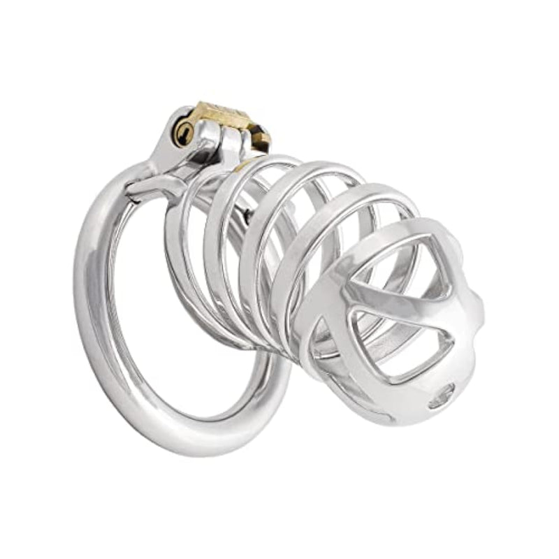 Chasity Cage Men Metal Chastity Device Breathable Male Abstinence Chastity Lock Cock Cage For The Best Men Companion J1250 50Mm