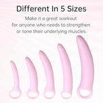Anal Butt Plug Dilator Kit for Women - 5 Piece TPE Set with G Spot Stimulator