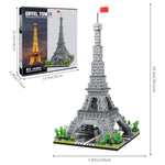 Paris Eiffel Tower World Famous Architectural Model Micro Building Blocks Set 3350 Pieces 3D Puzzle Toys Gifts For Kid And Adult