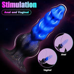 Beginner Knotted Dildo Dog Dildo And 6" Large Butt Plug Tentacle Dildo,