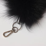 Multi-Function Fox Tail Anal Plug With Stylish Keychain Attachment (Black, Meium Plug)