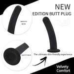 Anal Dildos Anal Plug Training Set,3 Sizes Silicone Butt Plug Anal Trainer Kit With Strong Suction Cup Base Anal Toys Sex Toys For Women Men Adult Sex Toys & Games(Black)