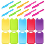 20 Pcs Kids Plastic Knife Set With Cutting Board Toddler Knife Tools, Including 10 Child Safe Knife 10 Chopping Board Kids Cooking Utensils For Cooking Club, Preschool