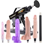 Sex Machine Fuck Machine With 3Xlr Connector,Dildo Machine With Realistic Dildo, Love Machine Sex Toys 7 Attachments With Suction Cup Adapter Adult Toys For Women