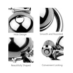Push-On Chastity Lock/Cock Cage Set With 3 Penis Rings Steel Round Cap Chastity Cage Male Sm Bondage & Restraint Sex Toys For Mens