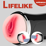 Automatic Male Masturbator Sex Toys For Men - Sucking Male Masturbators Male Sex Toys Penis Pump With 3D Realistic Textured Pocket Vagina Pussy Best Blowjob Machine Masturbator