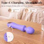 Clitoral Vibrator Wand with App Control, 10 Modes for Women&Couples
