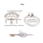 Small Short Chastity Device Male Ergonomic Design Stainless Steel Cock Cage Adult Game Sex Toy S1040 40Mm