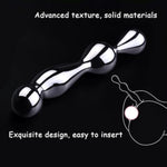 Prostate Dildo Anal Sex Toys Massage Anal Hook Curved Stainless Steel Dildo For Men, Masturbation Sexual Pleasure Device Prostate Wand Metal Butt Sex Toy Butt Plug G-Spot And Anus For Couples