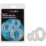Novelties Premium Silicone Ring Set, Clear