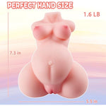 1.6Lb Pregnant Sex Doll Mini Male Masturbator, Small Pocket Pussy With Dual 3D Realistic Pussy Ass Channels, Pregnant Sex Dolls For Men Masturbation And Orgasm, 1.6Lb