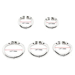 Ergonomic Design Stainless Chastity Device Cock Cage Base Ring Male Spares H150 (L / 50Mm)