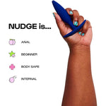 Nudge: Body Safe, Waterproof, Silicone, Sensation Plug
