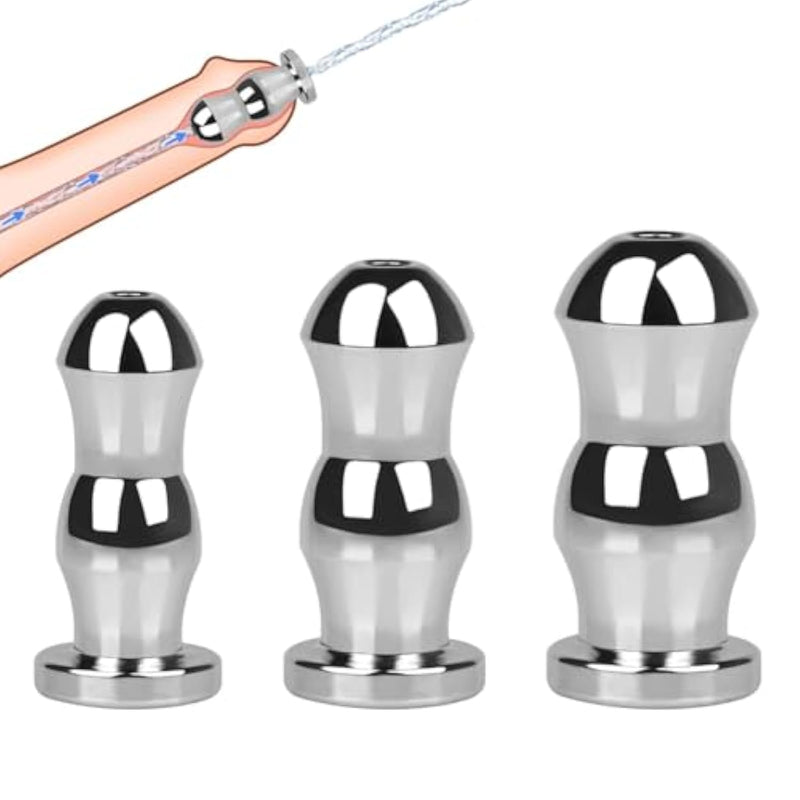 Urethral Sound Stainless Steel Penis Plug Large Cap Urethral Dilator For Urethral Training Stimulation Masturbation Rod For Men Couple Play (L)