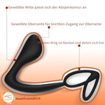 2-In-1 Soft Penis Ring Silicone Analplug For Men Small Buttplug With Cock Ring For Anal Training Adult Sex Toys For Prostate Massage (Double Ring)