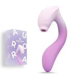 2 In 1 Personal Vibrator Massager For Women, Suction & Vibration With 3 Interchangeable Suction Heads, Cordless, 10 Modes, Female Tools For Relaxation & Muscle Relief, Rechargeable