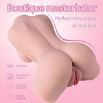 Vibrating Sex Doll Male Masturbator - 5.29Lb Vibrating Sex Dolls For Men Masturbation With 10 Vibration Modes, 3 In 1 Female Sex Doll Torso With Big Boobs,Vagina,Anal,Vibrating Male Sex Toys