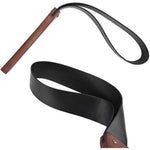 Bdsm Leather Spanking Paddle With Anti-Slip Wooden Handle Couple Flirting Sexual Abuse Sex Toys