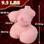 9.5 Lbs Bbw Sex Doll, Love Doll Torso For Man Adult Sex Dolls, Male Sex Toys Sex Stroker With 3D Realistic Textured Vagina For Men Masturbation (Flesh)