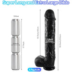 20.3 Inch Extra Large Long Dildo + 17.3 Inch Long Realistic Huge Thick Dildo