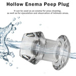 Transparent Hollow Anal Plug Enema Butt Plug Anal Peeking Vagina Anus Dilator For Adult Anal Sex Toys Universal For Gay Couples Lesbian And Straight Bdsm Games