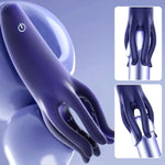 Male Masturbator Male Sex Toy, 10 Vibration Modes Silicone Penis Vibrator All Around Stimulation Penis Head Vibrator With Simulated Tentacle Massage Pellets Rechargeable Sex Toys