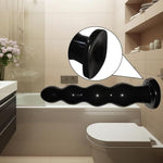 11.41 Inch Super Long Anal Beads Butt Plug With 4 Thick Anal Balls Huge Flexible Anal Chain Sex Toys Strong Suction Cup Anal Plug Anal Trainer Dildos For Men Women Couple (Black)