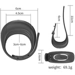 10 Vibration Modes Adjustable Penis Ring With Watch Strap Design, Usb Recharge Waterproof Quietly Vibrating Cock Ring Adult Sex Toy For Men - Remote