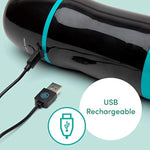 Blowmotion Real Feel Suction Male Masturbator - 5 Inch Ribbed Canal With 3 Suction Patterns & 4 Vibration Modes - Rechargeable Male Sex Toy - Self Pleasure Sex Toys For Men