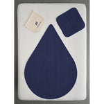 Waterproof Play Mat – Reusable, Quiet & Discreet Blanket For Adults – Washable Leakproof Surface Protector In Navy Blue, 57 Inch X 40 Inch