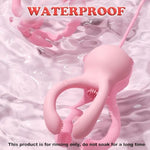 Nipple Toys Vibrator With 18 Vibration Modes, Monster Breast Stimulator Toy Octopus Vibrating Nipple Vibrator For Adult Women Couple Pleasure