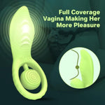 Vibrating Cock Ring Penis Sleeve Vibrator Couple Sex Toy For Men Women, 10 Vibrations Sex Things Clitoral Stimulator Adult Male Sex Toys Remote Control Vibrators, Female Sexual Pleasure Tools Green