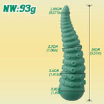 Vibrating Fantasy Octopus Tentacle Vibrating Dildo Sex Toy Sexual Pleasure Tools,Stimulate G Spot Anal Plug Monster Vibrator 10 Powrful Modes,Green Silicone Dildo For Women Men Massager Pleasure