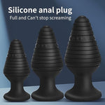 Silicone Anal Plug Set 3 Pcs, Silicone Jeweled Anal Butt Plugs Anal Training Sex Anal Toys