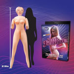 Blush X5 Men Sweet Jasmine 5'3" Life-Size Inflatable Sex Doll, 3 Penetrable Holes, Realistic Pvc Oral, Anal & Vaginal Stroker, Double Trouble Masturbator Compatible Doll Adult Sex Toy For Men -(Beige)