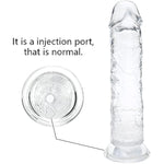 10 * 1.9 Inch Big Dildo For Sex Women Realistic, Body-Safe Material Lifelike Large Penis With Strong Suction Cup For Hands-Free Used For Women Or Men