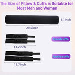 Sex Spreader Pillow Bdsm Bondage Furniture Sex Toys With Handcuffs Ankle Cuffs Foam Cushion For Deeper Position Support Round Cylinder Pillow Adult Toys