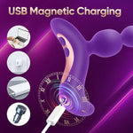 Vibrating Anal Beads Butt Plug - Anal Toys Sex Toys For Women And Men, Adult Toys Vibrater Wand Prostate Massager, Anal Vibrator Sex Novelties G Spot Dildo Sexual Pleasure Tools For Couples (Purple)