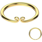 Stainless Steel Penis Ring For Mens In 7 Large Different Sizes Metal Cock Rings Sm Chastity Bondage Sex Toys For Men And Couples Pleasure (Gold,50Mm)