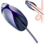 Vibrating Penis Sleeve Cock Rings Glans Trainer Stimulator With Urethral Sounds Penis Extender Plug Silicone Prolong Endurance Pleasure Enhancing Male Masturbation