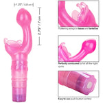 Original Butterfly Kiss Vibrator - Multi-Speed Waterproof Vibe – Adult Sex Toys For Couples - Clitoral G Spot Massager – Pink
