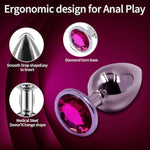 Anal Plug Beginner Set - 4 Pcs Butt Plugs Sex Toy Anal Training Kit,Butt Training Plugs Kit Adult Toy For Beginner Adult Unisex Women And Men Couple