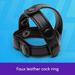 Bondage Boutique T Style Cock Ring & Ball Splitter for Couples