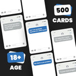Left On Read - Hilarious Text Message Party Game For Adults | 500 Cards, Fast-Paced Group Fun For Game Nights, Parties, And College Hangouts | Card Set For Friends And Social Gatherings