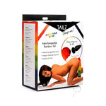 Snap-On Interchangeable 16.5 Inch Rainbow Fox Tail For Anal Plug | Thick Long And Furry Animal Tail For Women | Soft Vegan Friendly Faux Fur Tail | Kinky Animal Play Fox Cosplay Tail | Butt Plug